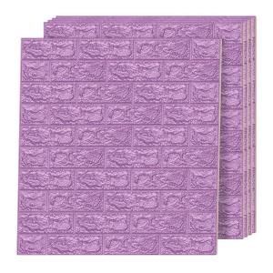 imageArt3d 105 Square Feet Pack Of 20 Wall Panel Brick BrownPink