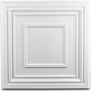 imageArt3d Drop Ceiling Tiles 24x2412Pack 48 SqftWainscoting Panels Glue Up 2x2 BlackMatt White