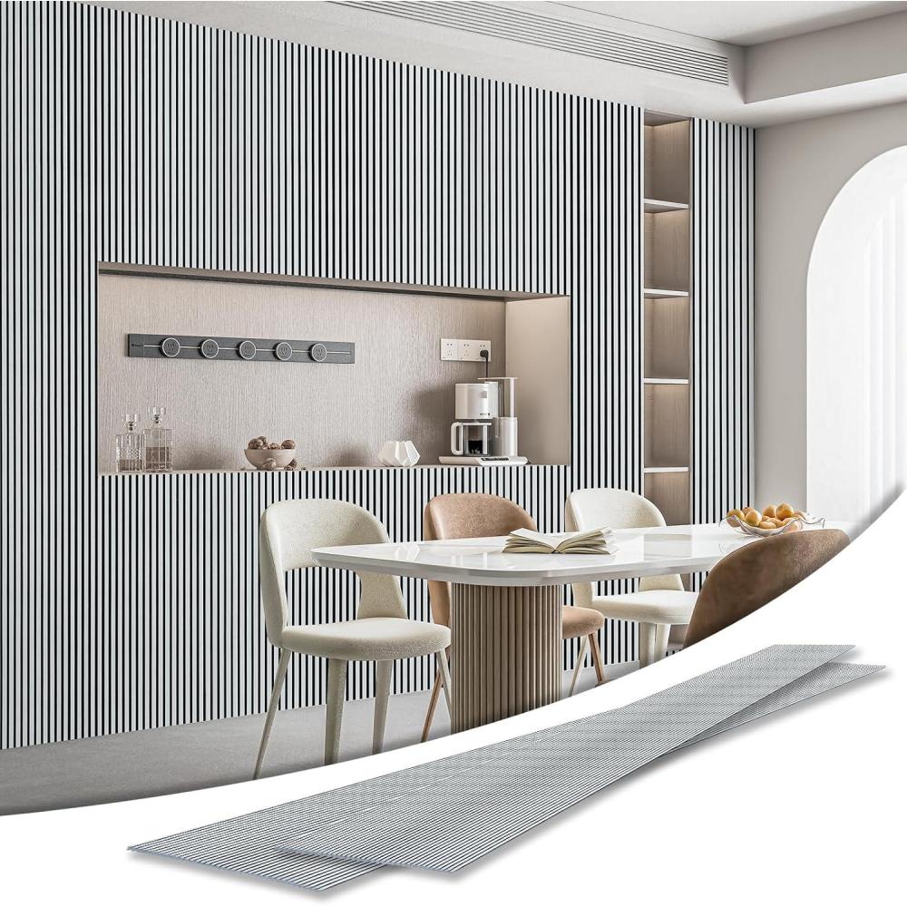 imageArt3d 4Pack GlueOn Herringbone Wainscoting Panel for Interior Wall Decor  104 x 12 Inch Polystyrene Ultralight Slim Slat Wall Panels for Living Room Bedroom MahoganyPoplar