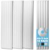 imageArt3d 10Pack Peel and Stick Acoustic Panels with Acrylic Tape  12 x 48 inches Self Adhesive Sound Absorbing Polyester Wall Panels for Home Office Studio BlackWhitepolyester