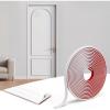 imageArt3d 30Ft Flexible Peel and Stick Crown Molding Trim SelfAdhesive Panel Moulding Dcor Lines for Wall Door Cabinet Frame Mirror Window Borders ampamp Home DIY WhiteWhite