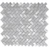 imageArt3d 4 Sq Ft Glass Backsplash Tiles 32Piece Glass Peel and Stick for Kitchen or Bathroom 3quot x 6quot Subway White Backsplash TilesNatural White 6pcs