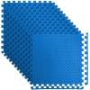 imageArt3d 48 SqFt Eva Puzzle Exercise Mats 24quotx24quot x 12quot Thick Foam Interlocking Tiles for Flooring Workout Gym Equipments Pack of 12Blue  12 Tiles  48 Sq Ft  12 Inch