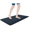 imageArt3d Anti Fatigue Mat  12 Inch Cushioned Kitchen Mat Comfort ampamp Non Slip Cushion for Standing Desk Office or Garage Floor 173quotx28quot BlackMajolica Blue