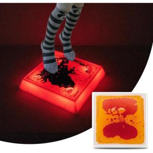 imageArt3d 1212 Inch Sensory Interactive Liquid Motion Tiles for Toddlers Kids ampamp Adult  Touch Sensitive 7 Color Changing Flooring Tile for Home Dcor Indoor ampamp Outdoor Activities 3PackYellowred