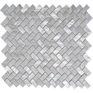 imageArt3d 4 Sq Ft Glass Backsplash Tiles 32Piece Glass Peel and Stick for Kitchen or Bathroom 3quot x 6quot Subway White Backsplash TilesNatural White 6pcs