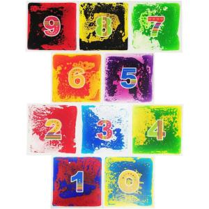 imageArt3d 6Tile Sensory Room Tile MultiColor Exercise Mat Liquid Encased Floor Playmat Kids Play Floor Tile 197quot Large Tile 16 SqFtMulti Color 10 Styles