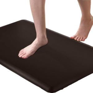 imageArt3d Anti Fatigue Mat  12 Inch Cushioned Kitchen Mat Comfort ampamp Non Slip Cushion for Standing Desk Office or Garage Floor 173quotx28quot BlackChocolate