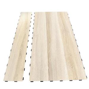 imageArt3d Interlocking Luxury Wood Flooring Tile Wood Floor Plank for Kitchen Bathroom  Waterproof AntiSlip WearResistant Reusable 8Pack Sample 6 x 6 inchBali Teak
