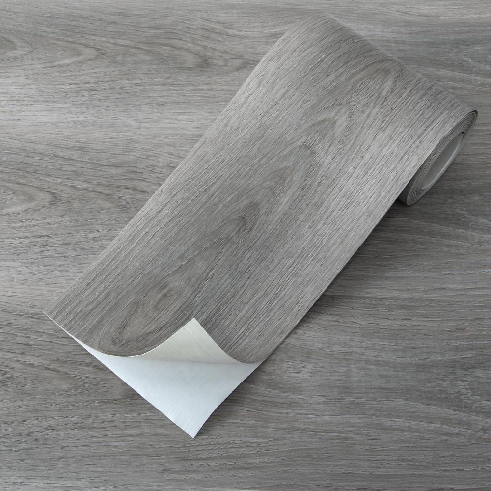 imageArt3d 15 Sqft Peel and Stick Floor Tiles 10Pcs Luxury Vinyl Plank Flooring Wood Look Adhesive and Waterproof Tile Sticker for Bedroom Living Room Kitchen TeakGray