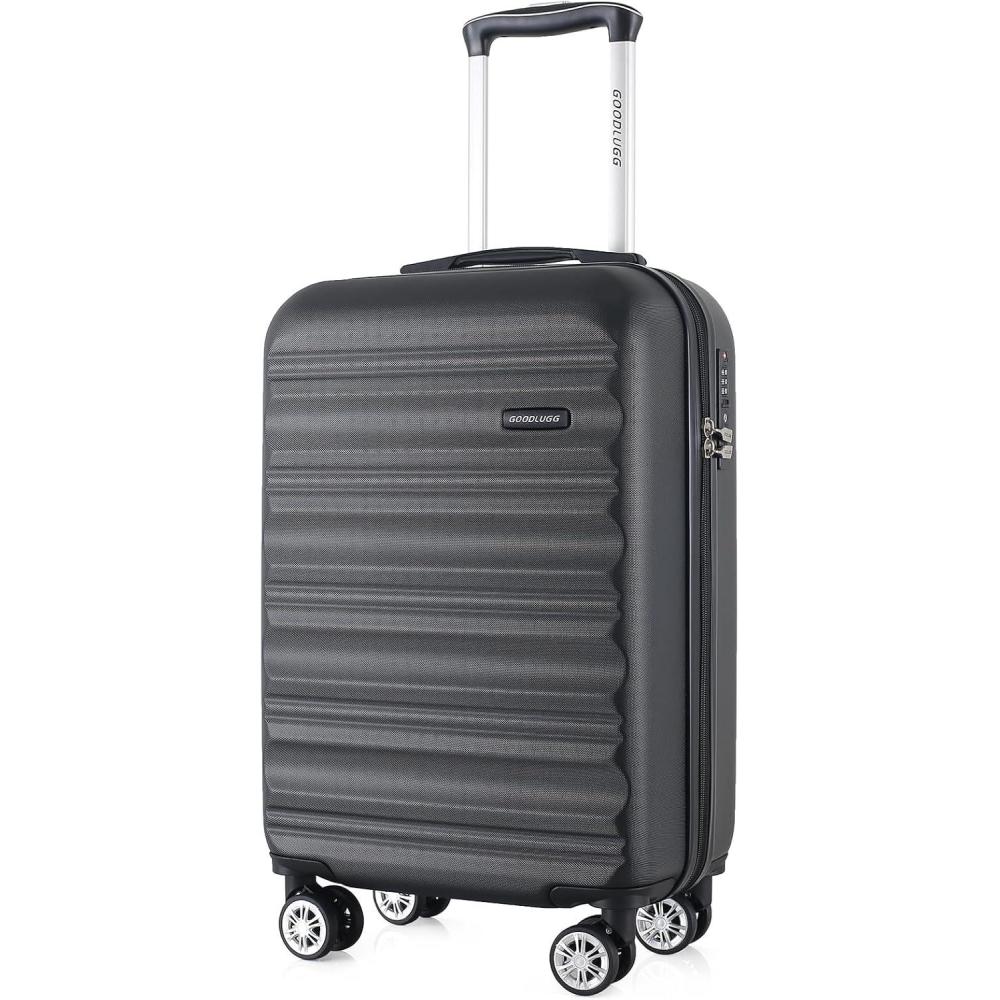 imageLuggage Set with Spinner Wheels and TSA Lock 3 Pieces Expandable Hardside Suitcase for Travel Hardshell Luggage Sets 20quot 24quot 28quot NavyBlack