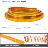 imageArt3d 10 Ft Peel and Stick Flexible Vinyl Molding Trim for Wall Tile Edges Kitchen backsplash Mirrior Frame in Rose GoldRose Gold