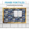 imageArt3d 10 Ft Peel and Stick Flexible Vinyl Molding Trim for Wall Tile Edges Kitchen backsplash Mirrior Frame in Rose GoldRose Gold