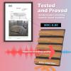 imageArt3d 4Pack 945 x 79 inch Acoustic Wood Slat Wall Panels for Interior Decor 3D Fluted Sound Absorbing Wood Paneling for Accent Wall Ceiling Kitchen Living Room Bedroom Office Warm TeakTeak