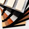 imageArt3d 4Pack 945 x 79 inch Acoustic Wood Slat Wall Panels for Interior Decor 3D Fluted Sound Absorbing Wood Paneling for Accent Wall Ceiling Kitchen Living Room Bedroom Office Warm TeakSamples Pack