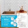 imageArt3d Backsplash Tile for Kitchen Peel and Stick 10Sheet Stick on Subway Tiles for Kitchem Bathroom Back Splashes 12quotx12quot Warm White with Gray Grout
