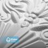 imageArt3d Drop Ceiling Tiles 48x24 Decorative PVC Ceiling Panels Waterproof Rustproof and Durable 12Pack Glue Down Rectangular BlackOffWhite