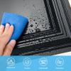 imageArt3d Drop Ceiling Tiles 48x24 Decorative PVC Ceiling Panels Waterproof Rustproof and Durable 12Pack Glue Down Rectangular BlackRectangular Black