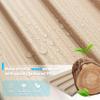 imageArt3d Slat Wood Wall Paneling for Interior and Ceiling Decoration  Pack of 4pcs  1pc EndTrim Size 108 x 57in OakAshtree