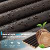 imageArt3d Slat Wood Wall Paneling for Interior and Ceiling Decoration  Pack of 4pcs  1pc EndTrim Size 108 x 57in OakBeaded Smoked Oak