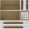 imageArt3d Wood Slat Acoustic Panels Set of 4  3D Fluted SoundAbsorbing Panels for Walls ampamp Ceilings Walnut BrownWalnut Brown