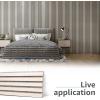 imageArt3d Wood Slat Acoustic Panels Set of 4  3D Fluted SoundAbsorbing Panels for Walls ampamp Ceilings Walnut BrownWhite Elm