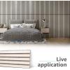 imageArt3d Wood Slat Acoustic Panels Set of 4  3D Fluted SoundAbsorbing Panels for Walls ampamp Ceilings Walnut BrownWhite Elm