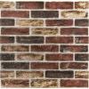 imageArt3d 10Pack 525 SqFt Faux Brick 3D Wall Panels Peel and Stick in Red Brown Self Adhesive Waterproof Foam Wallpaper for Bedroom Bathroom KitchenRed brown