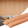 imageArt3d 8 Pack 104quot x 67quot Slat Wall Paneling Glossy Metal Finish WPC 3D Wall Panels 3D Panels for Interior Wall Decor Living Room Bedroom  Elegant ChampagneSparkling GoldWavy