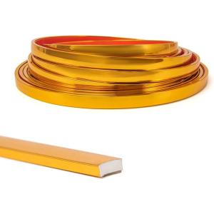 imageArt3d 10 Ft Peel and Stick Flexible Vinyl Molding Trim for Wall Tile Edges Kitchen backsplash Mirrior Frame in Rose GoldRose Gold