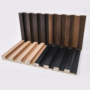 imageArt3d Slat Wood Wall Paneling for Interior and Ceiling Decoration  Pack of 4pcs  1pc EndTrim Size 108 x 57in OakSample
