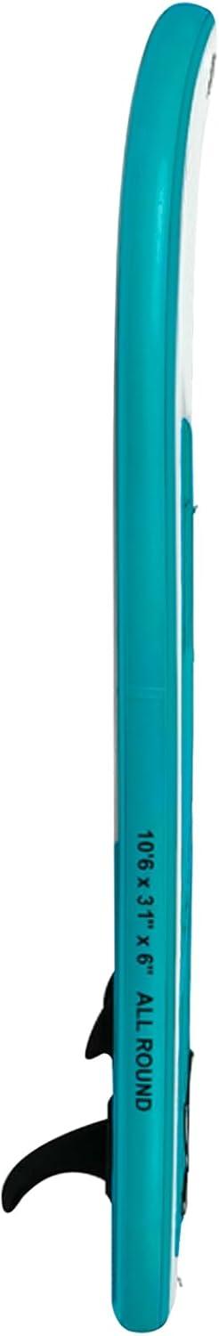 imageAbahub Inflatable SUP Wide 106quot x 31quot34quot x 106quot iSUP Blue Standup Paddleboard with Adjustable SUP Kayak Paddle for Yoga Paddle Board Kayaking Surf Canoe Fishing31 Green lite