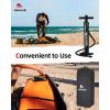 imageAbahub Inflatable SUP Wide 106quot x 31quot34quot x 106quot iSUP Blue Standup Paddleboard with Adjustable SUP Kayak Paddle for Yoga Paddle Board Kayaking Surf Canoe Fishing31 Green B