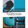 imageAbahub Inflatable SUP Wide 106quot x 31quot34quot x 106quot iSUP Blue Standup Paddleboard with Adjustable SUP Kayak Paddle for Yoga Paddle Board Kayaking Surf Canoe Fishing31 Green B