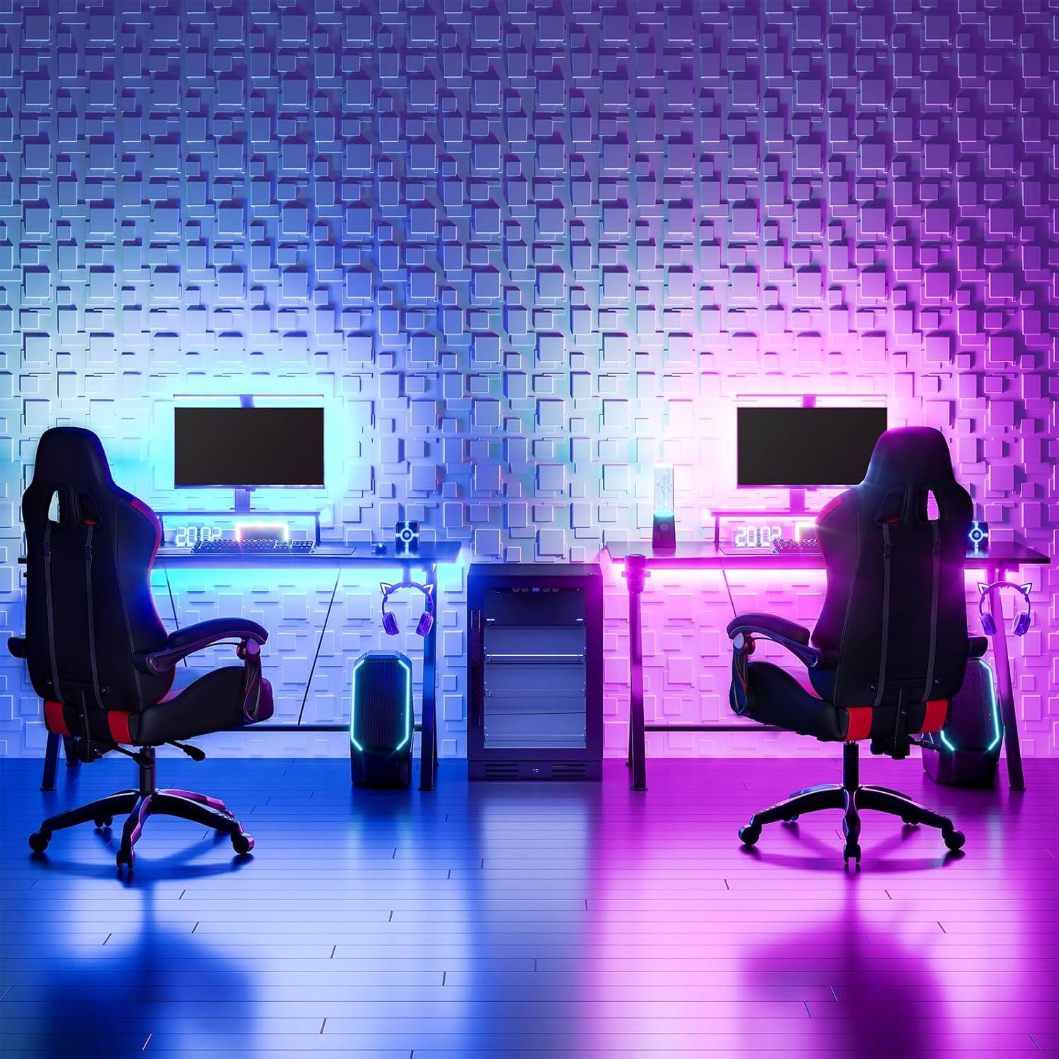 imageArt3d White PVC 3D Wall Panels  32 SqFT of Stylish Wall Decor for Home ampamp Commercial SpacesBlock White