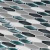 imageArt3d A17014P6 Peel and Stick backsplash Tile 6 Sheets A1701412 x12BlackWhite