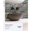 imageArt3d A17014P6 Peel and Stick backsplash Tile 6 Sheets A1701412 x12Multicolor