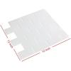imageArt3d A17014P6 Peel and Stick backsplash Tile 6 Sheets A1701412 x12Pure White