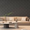 imageArt3d White PVC 3D Wall Panels  32 SqFT of Stylish Wall Decor for Home ampamp Commercial SpacesBlock Black