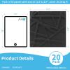 imageArt3d White PVC 3D Wall Panels  32 SqFT of Stylish Wall Decor for Home ampamp Commercial SpacesGeometric Black