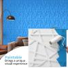imageArt3d White PVC 3D Wall Panels  32 SqFT of Stylish Wall Decor for Home ampamp Commercial SpacesGeometric White