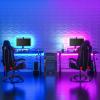 imageArt3d White PVC 3D Wall Panels  32 SqFT of Stylish Wall Decor for Home ampamp Commercial SpacesHorizontal Lines White