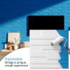 imageArt3d White PVC 3D Wall Panels  32 SqFT of Stylish Wall Decor for Home ampamp Commercial SpacesHorizontal Lines White