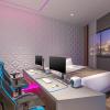 imageArt3d White PVC 3D Wall Panels  32 SqFT of Stylish Wall Decor for Home ampamp Commercial SpacesLucky Leaves White
