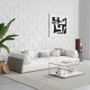 imageArt3d White PVC 3D Wall Panels  32 SqFT of Stylish Wall Decor for Home ampamp Commercial SpacesWhite