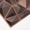imageArt3d Decorative 3D Wall Panels in Diamond Design 12quotx12quot Antique Copper 33 PackAntique Copper