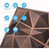 imageArt3d Decorative 3D Wall Panels in Diamond Design 12quotx12quot Antique Copper 33 PackAntique Copper