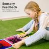 imageArt3d Liquid Fusion Activity Play Mat for Kids Pack of 9 Tiles 12quot X 12quot Transparent SubstrateGreen purpule bluered yellow