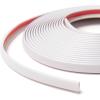 imageArt3d 20ft Outside Vinyl Corner Trim Peel and Stick for Tile and Wall Edges Furniture Decoration Grey OakWhite