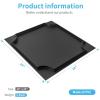 imageArt3d 2x2 Ft Drop Down PVC Ceiling Tiles 3D Textured Glue up Ceiling Panel for Office Living Room Home Decor  12Pack Covers 48 SqFt WhiteBlack